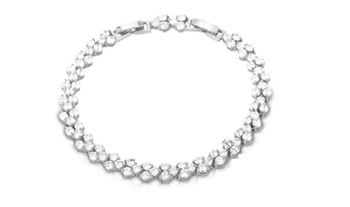 Trendy Romantic Cubic Zirconia Bracelet sparklingselections Bracelets Trendy Romantic Cubic Zirconia Bracelet sparklingselections Bracelets