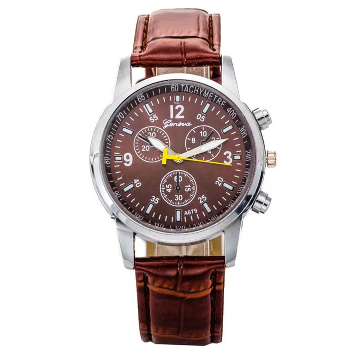 Watches sparklingselections Faux Leather Quartz Analog Wrist Watch
